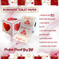 Printed TP Single As Sh*t on Valentine's Funny Toilet Paper Gag Gift for Singles