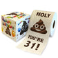 Printed TP Holy Poop You're 31 Funny Toilet Paper Roll Birthday Party Gag Gift