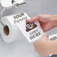 Printed TP Wholesale Toilet Paper Roll Gag Gift Decor in 1 Color - 500 sheets (Individually Shrink Wrapped - No Gift Box)