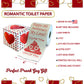 Printed TP Happy Thirty Fifth Anniversary Printed Toilet Paper Gift, 500 Sheets