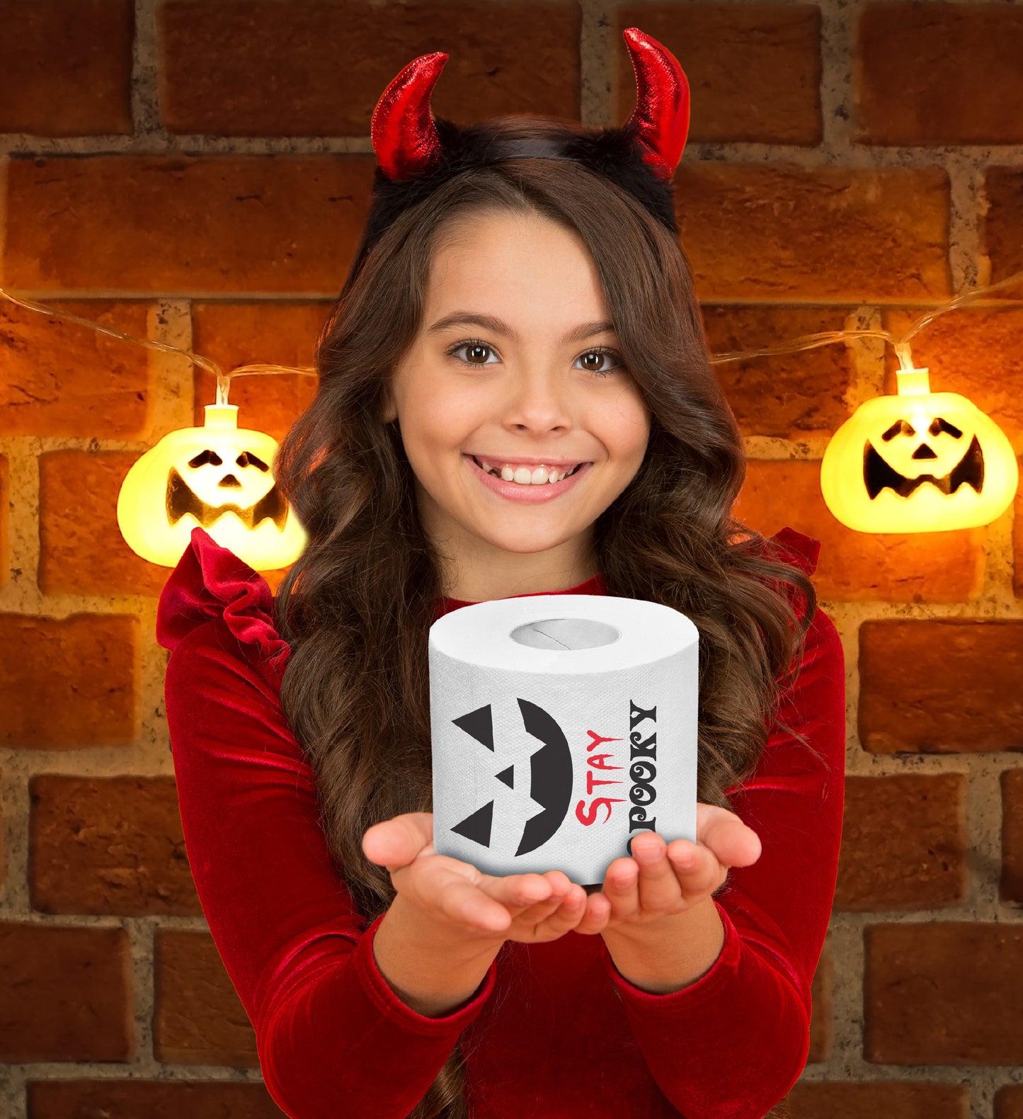 Printed TP Halloween Stay Spooky Printed Toilet Paper Gag Gift – 500 Sheets