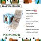 Printed TP Beware of Moose Poop Printed Toilet Paper Fun Gag Gift – 500 Sheets