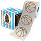 Printed TP Fun Sports Games Printed Toilet Paper Roll - 500 Sheets Basketball