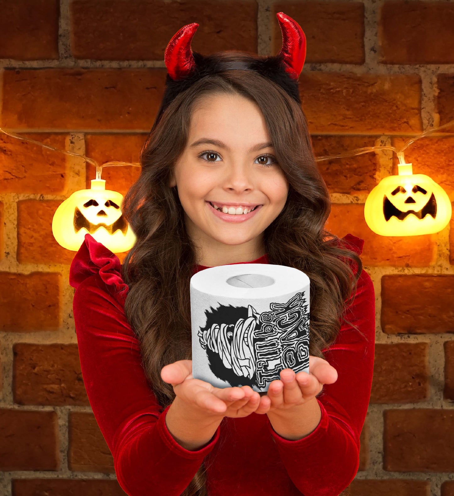 Printed TP Halloween I'll Be Back Printed Toilet Paper Gag Gift – 500 Sheets