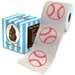 Printed TP Fun Sports Games Printed Toilet Paper Roll - 500 Sheets Baseball