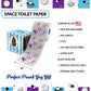 Printed TP Space Pattern 2 Ply Toilet Paper Bathroom Tissue Paper - 500 Sheets
