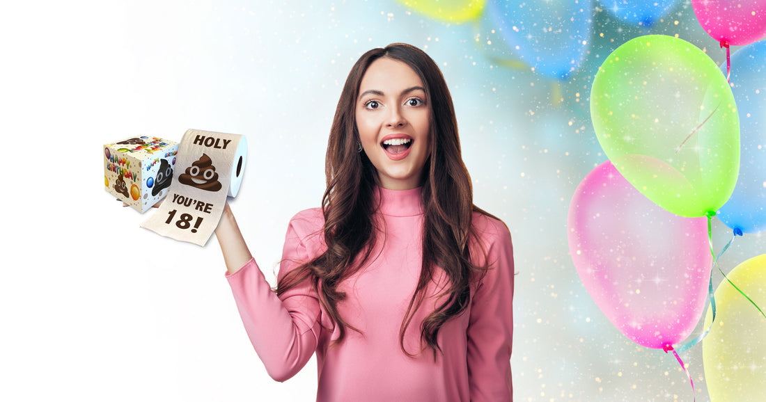 Celebrate birthdays with a twist! Funny printed toilet paper brings laughs with unique designs and quirky greetings. Perfect for pranksters—shop now!