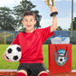 Soccer Ball Gift Bag with Soccer Ball Tissue Paper