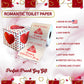 Printed TP Love Stinks Happy Valentines Day Couples Toilet Paper Roll Gag Gift