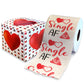 Printed TP Single AF Valentine's Funny Toilet Paper Roll Gag Gift for Singles