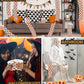 Printed TP Halloween Pumpkin and Bat Scary Decoration Toilet Paper Roll Gift