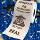 Printed TP Congrats on Graduation Toilet Paper Roll Prank Gag Gift for New Grad