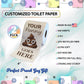 Printed TP Wholesale Toilet Paper Roll Gag Gift Decor in 1 Color - 500 sheets (Individually Shrink Wrapped - No Gift Box)