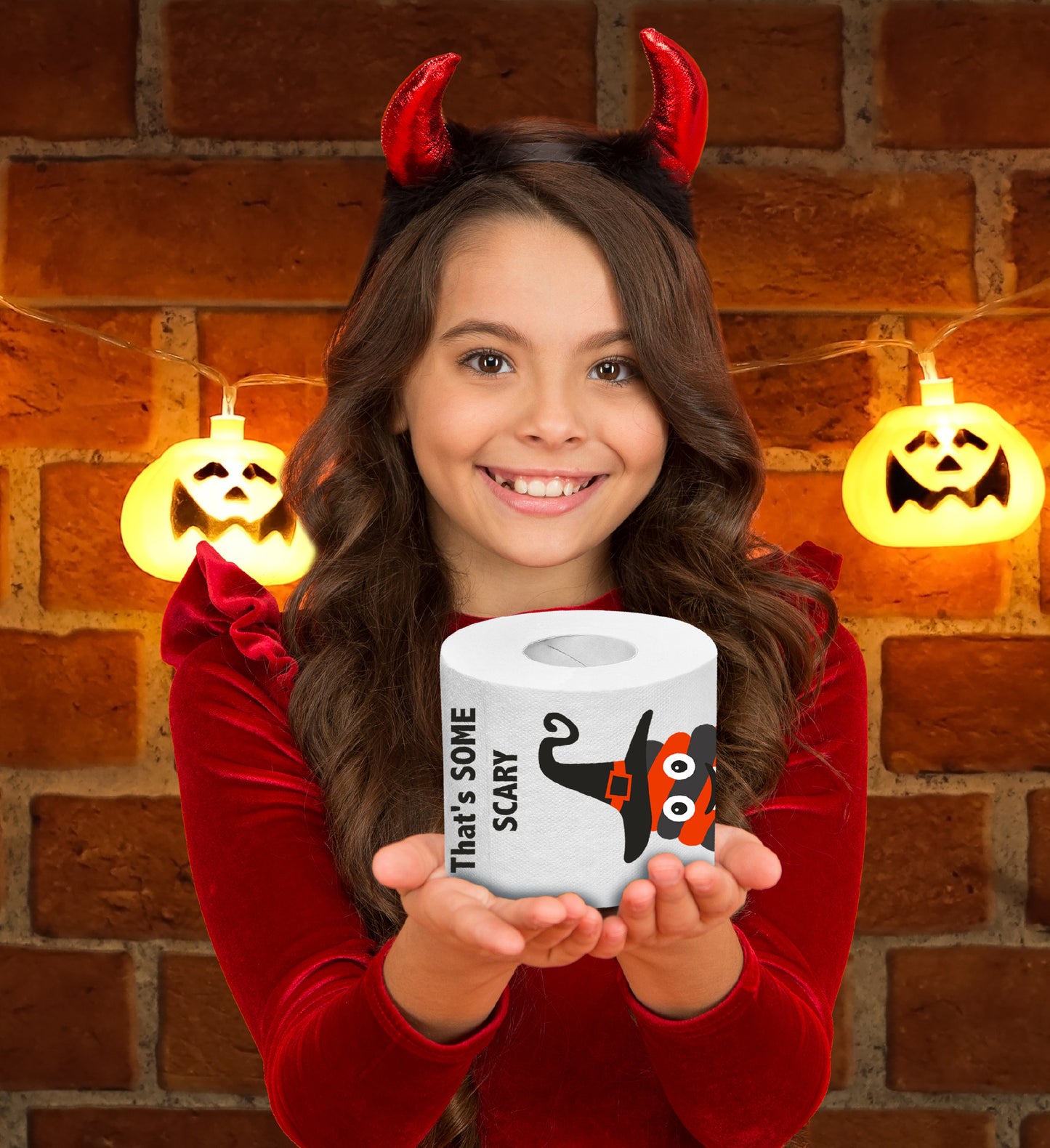 Printed TP That's Some Scary Sh*t Printed Toilet Paper Gag Gift – 500 Sheets