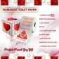 Printed TP Happy Twenty Fifth Anniversary Printed Toilet Paper Gift, 500 Sheets