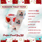 Printed TP I Love The Poop Outta You Valentines Printed Toilet Paper, 500 Sheet