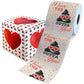 Printed TP I Love The Poop Outta You Valentines Printed Toilet Paper, 500 Sheet