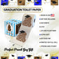 Printed TP May You Have a Pooptastic Graduation Printed Toilet Paper 500 Sheets