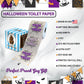 Printed TP Funny Halloween Trick or Treat Printed Toilet Paper Gift – 500 Sheet