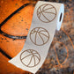 Printed TP Fun Sports Games Printed Toilet Paper Roll - 500 Sheets Basketball