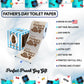 Printed TP Happy Fathers Day Poop Cartoon with Fart Toilet Paper – 500 Sheets
