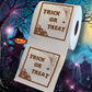 Printed TP Halloween Trick or Treat Frame Printed Toilet Paper Gift – 500 Sheet