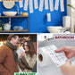 Printed TP Tic Tac Toe Printed Toilet Paper Funny Gag Novelty Gift – 500 Sheets