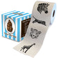 Printed TP Animal Pattern 2 Ply Toilet Paper Bathroom Tissue Paper - 500 Sheets