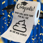 Printed TP Congrats Printed Toilet Paper Graduation Gag Gift, 500 Sheets