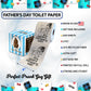 Printed TP Happy Fathers Day Dad on Vacation Printed Toilet Paper – 500 Sheets