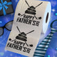 Printed TP Happy Fathers Day Golf With My Poop Printed Toilet Paper, 500 Sheets