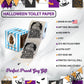 Printed TP Halloween I'll Be Back Printed Toilet Paper Gag Gift – 500 Sheets