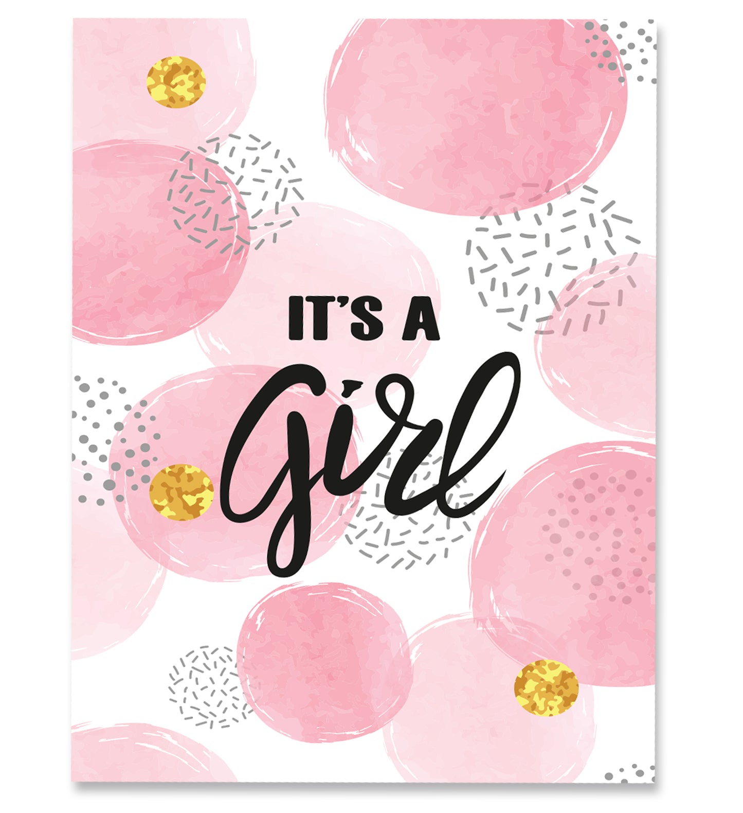 It's A Girl Greeting Card