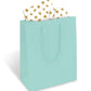 Blue Gift Bag with Gold Stars Tissue Paper