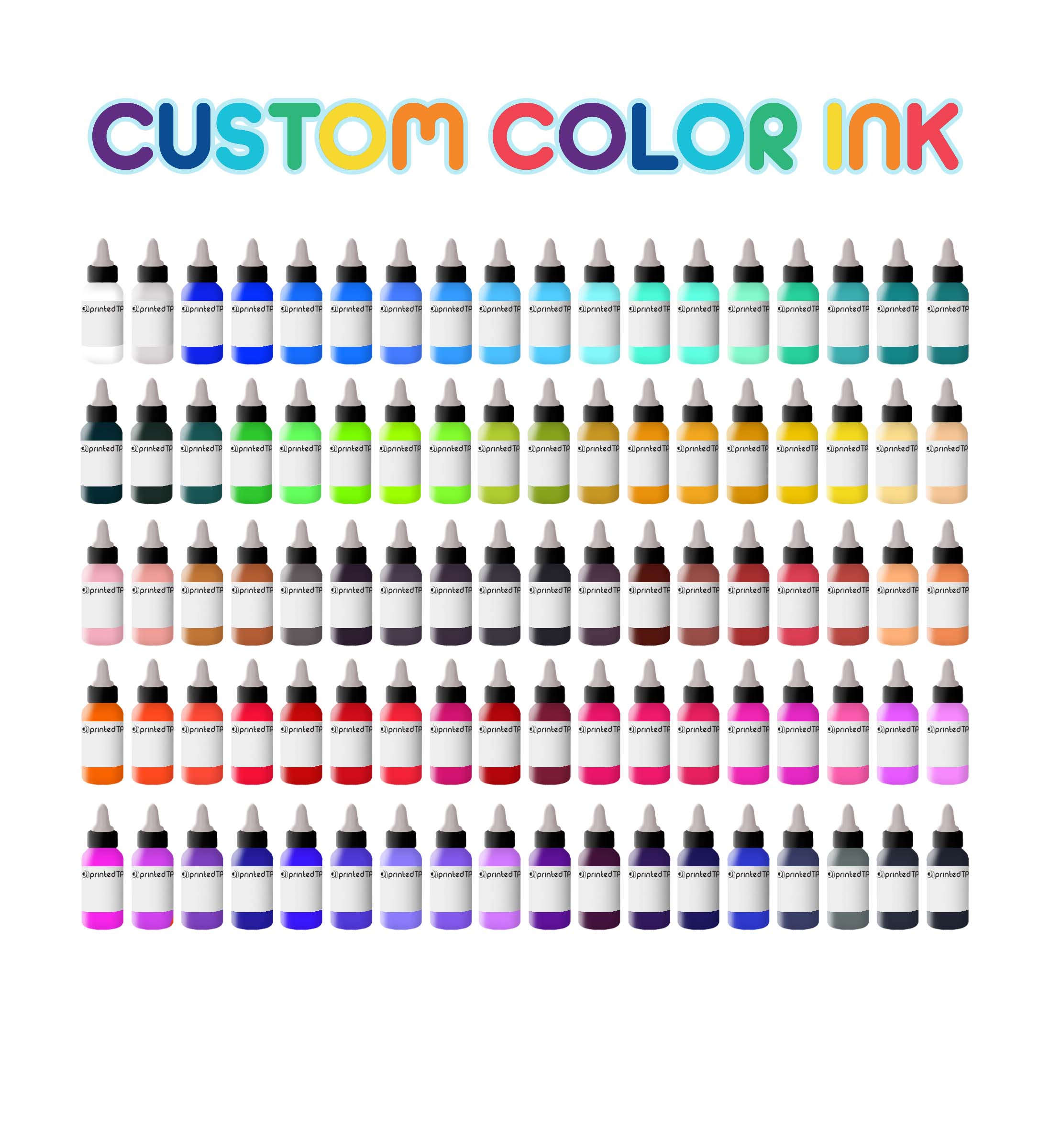 Custom Color Ink – PrintedTP.com